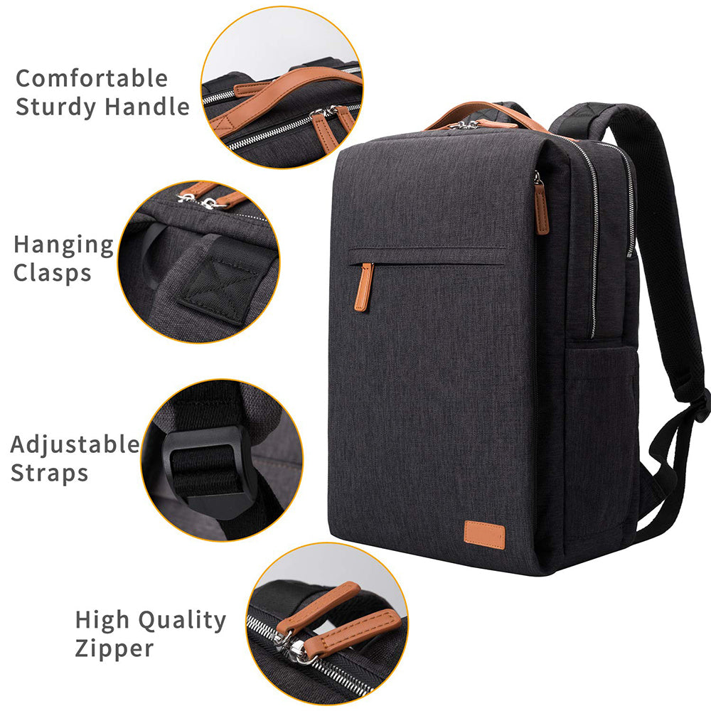 Dollcini Unisex Laptop Hátizsák – Ergonomikus, 15.6” Laptophoz, Vízálló Utazóhátizsák
