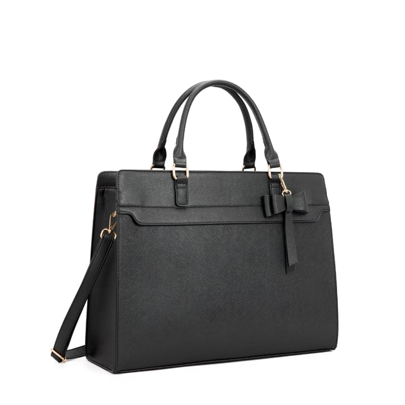 Dollcini Női Laptoptáska – Stílusos, Vízálló Műbőr Válltáska Munkába