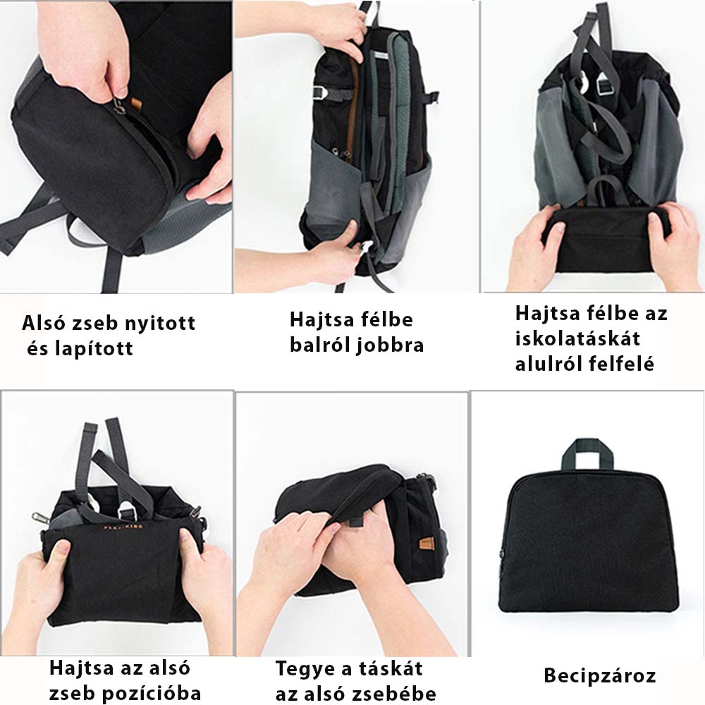 Dollcini Unisex Laptop Hátizsák 13”-os Laptophoz – Vízálló Utazóhátizsák, Több Színben