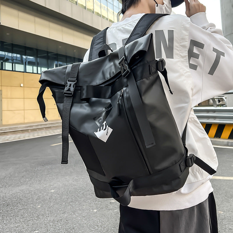 Dollcini Roll-Top Unisex Laptop Hátizsák – Vízálló Utazóhátizsák, Nagy Kapacitású
