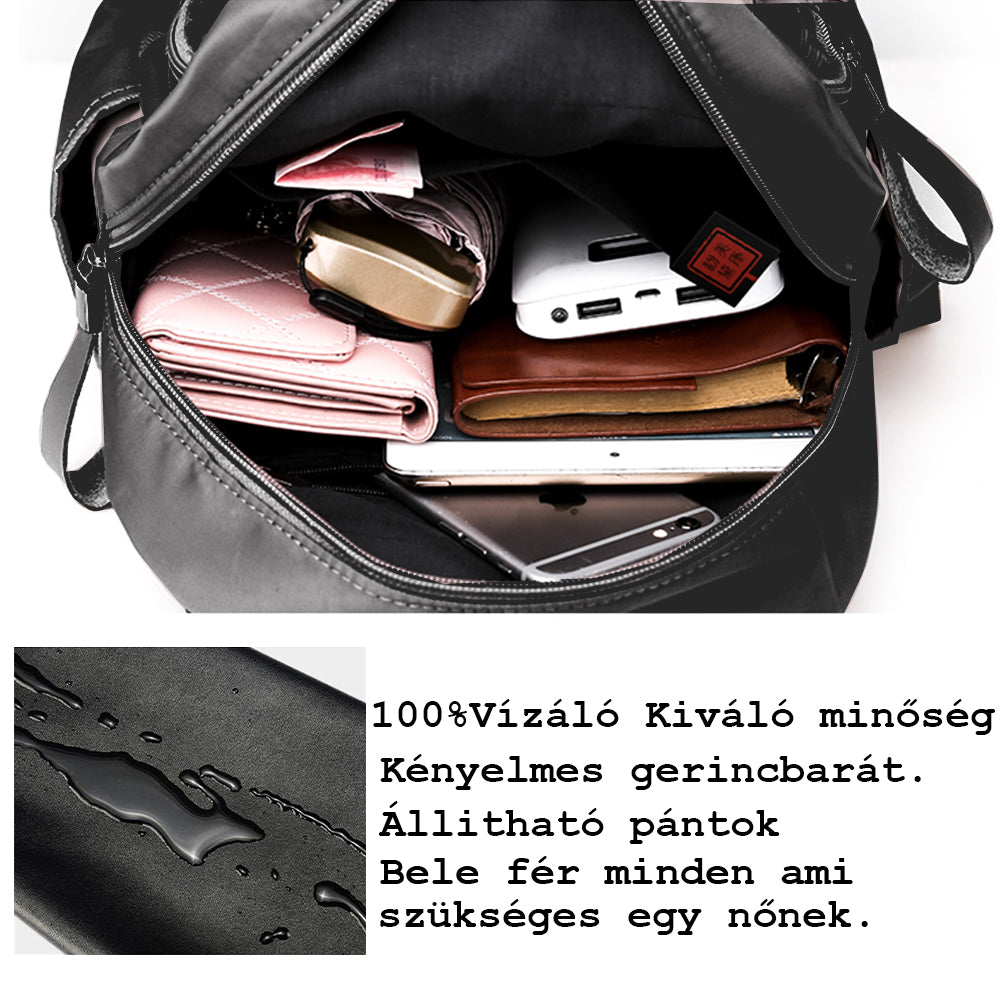 Dollcini Női Divatos Hátizsák – Tartós és Vízálló, Műbőr