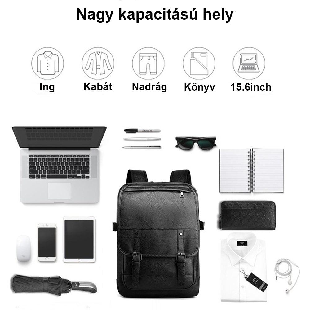 Dollcini Unisex Laptop Hátizsák – Vízálló, 15.6” Laptophoz