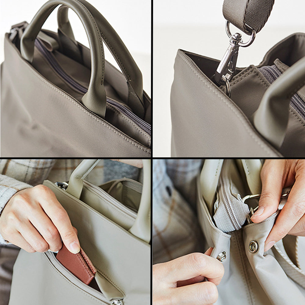 Dollcini Stílusos Női Laptop Táska – Vízálló Nylon, Fekete