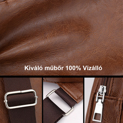 Dollcini Férfi Műbőr Válltáska –  Karcálló, USB