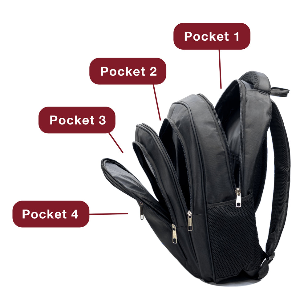 Dollcini MetroTech Unisex Laptop Hátizsák – Utazóhátizsák, 17"-os Laptophoz, 25L, 7 Változat