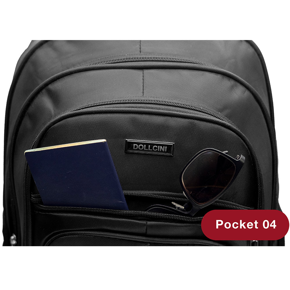Dollcini MetroTech Unisex Laptop Hátizsák – Utazóhátizsák, 17"-os Laptophoz, 25L, 7 Változat