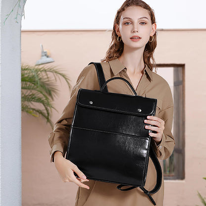Dollcini Valódi Bőr Női Hátizsák – Elegáns, Laptop Rekesszel