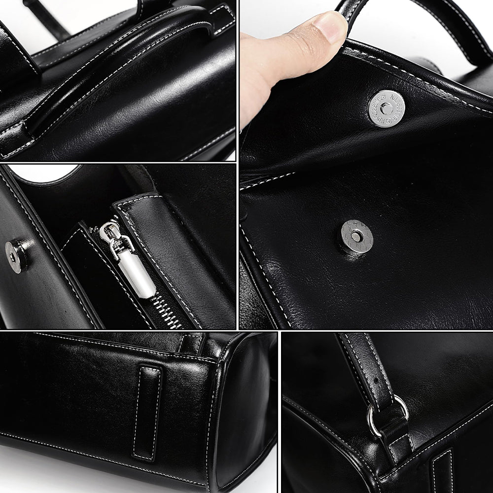 Dollcini Valódi Bőr Női Hátizsák – Elegáns, Laptop Rekesszel