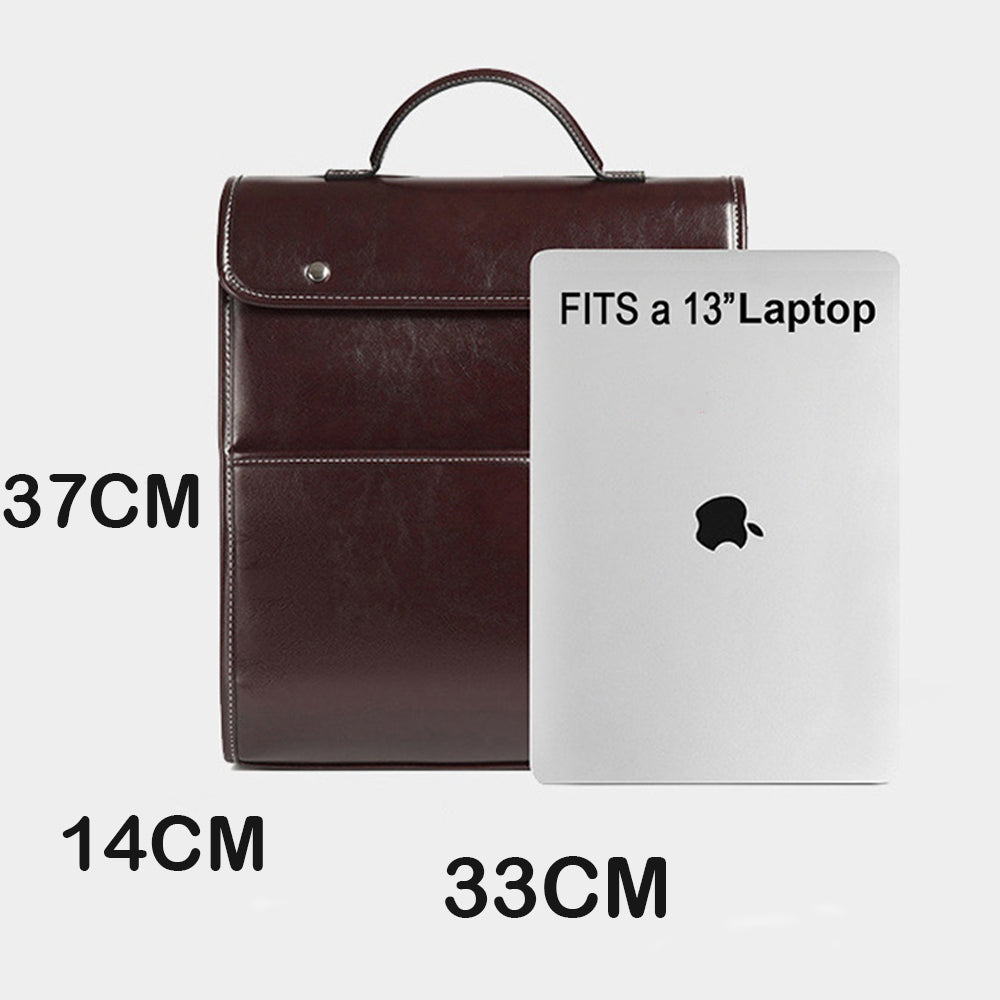 Dollcini Valódi Bőr Női Hátizsák – Elegáns, Laptop Rekesszel