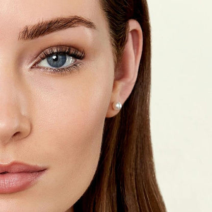 Dollcini Elegance Pearl Fülbevalók – Klasszikus és Gyémántos Gyöngy Fülbevaló