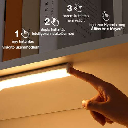 Dollcini Otthon Smart LED Lámpa – Mozgásérzékelős, Hideg Fény, 21 cm