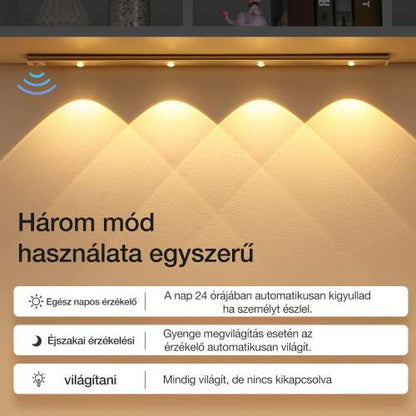 Dollcini Otthon Smart LED Lámpa – Mozgásérzékelős, Hideg Fény, 21 cm