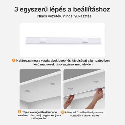 Dollcini Otthon Smart LED Lámpa – Mozgásérzékelős, Hideg Fény, 21 cm