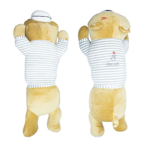 Dollcini Otthon Hosszú Plüss Medve – 75 cm, Szürke