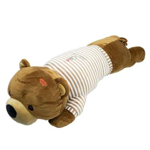 Dollcini Otthon Hosszú Plüss Medve – 75 cm, Szürke