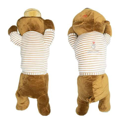 Dollcini Otthon Hosszú Plüss Medve – 75 cm, Szürke
