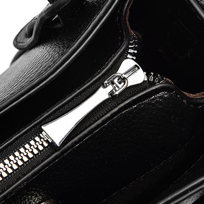 Dollcini női válltáska, Női PU bőr kézitáska, mindenféle ruhához, utazáshoz/munkához/napi, 438218, Fekete / Drapp