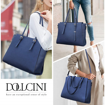 Dollcini Elegáns Női Laptoptáska – Vízálló Műbőr, 15,6" Laptophoz