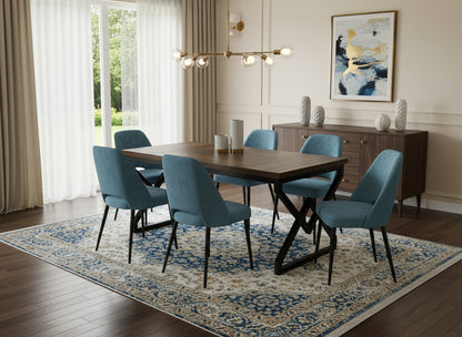 Dollcini Otthon Ipari Stílusú Étkezőasztal, 160 cm