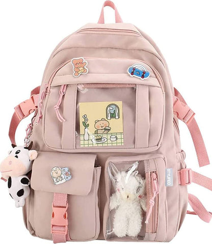 Dollcini Elegáns Iskolatáska Fiúknak és Lányoknak – Laptop Hátizsák Praktikus Rekeszekkel