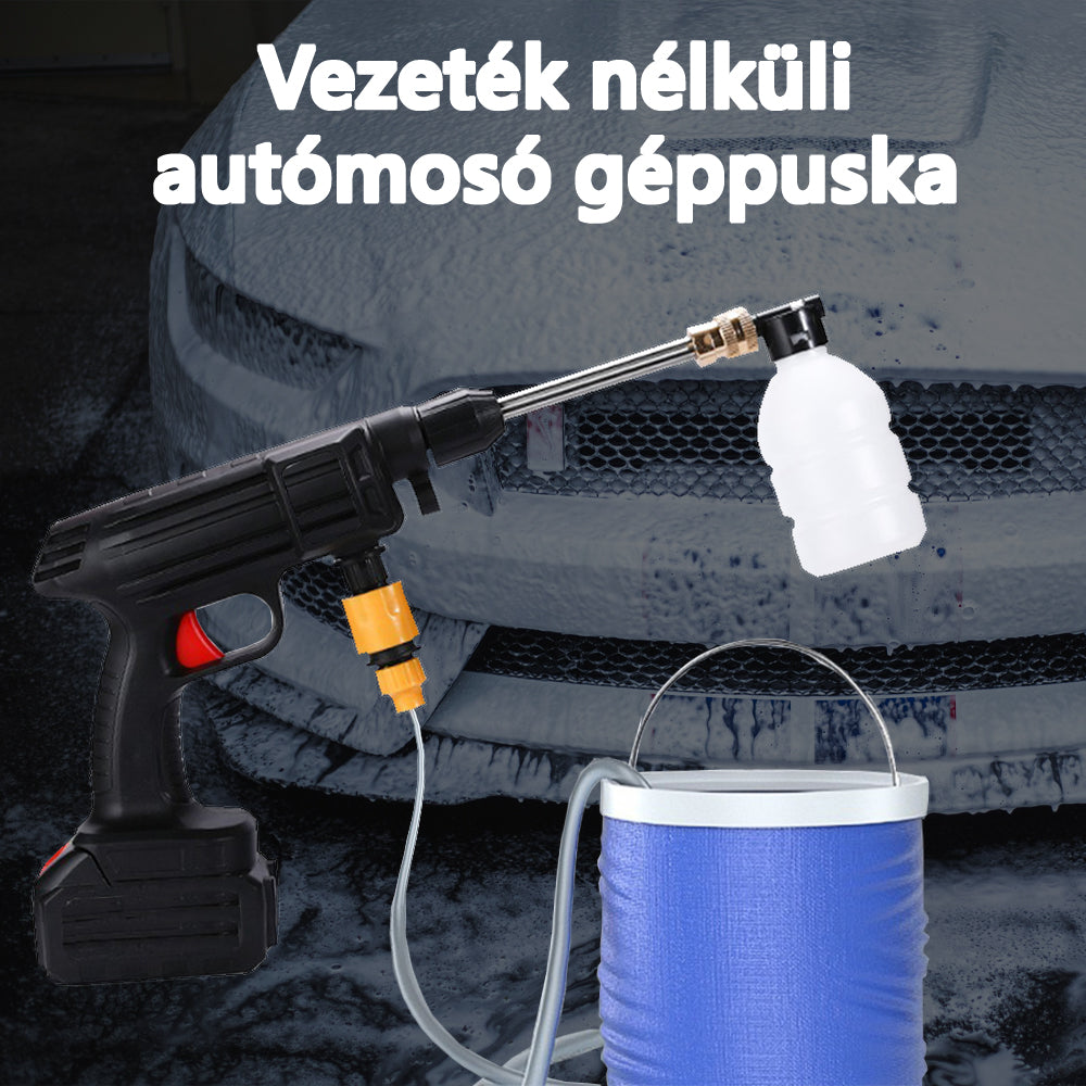 Dollcini Akkus Magasnyomású Mosó Szett – 40 Bar, 400W, Fekete