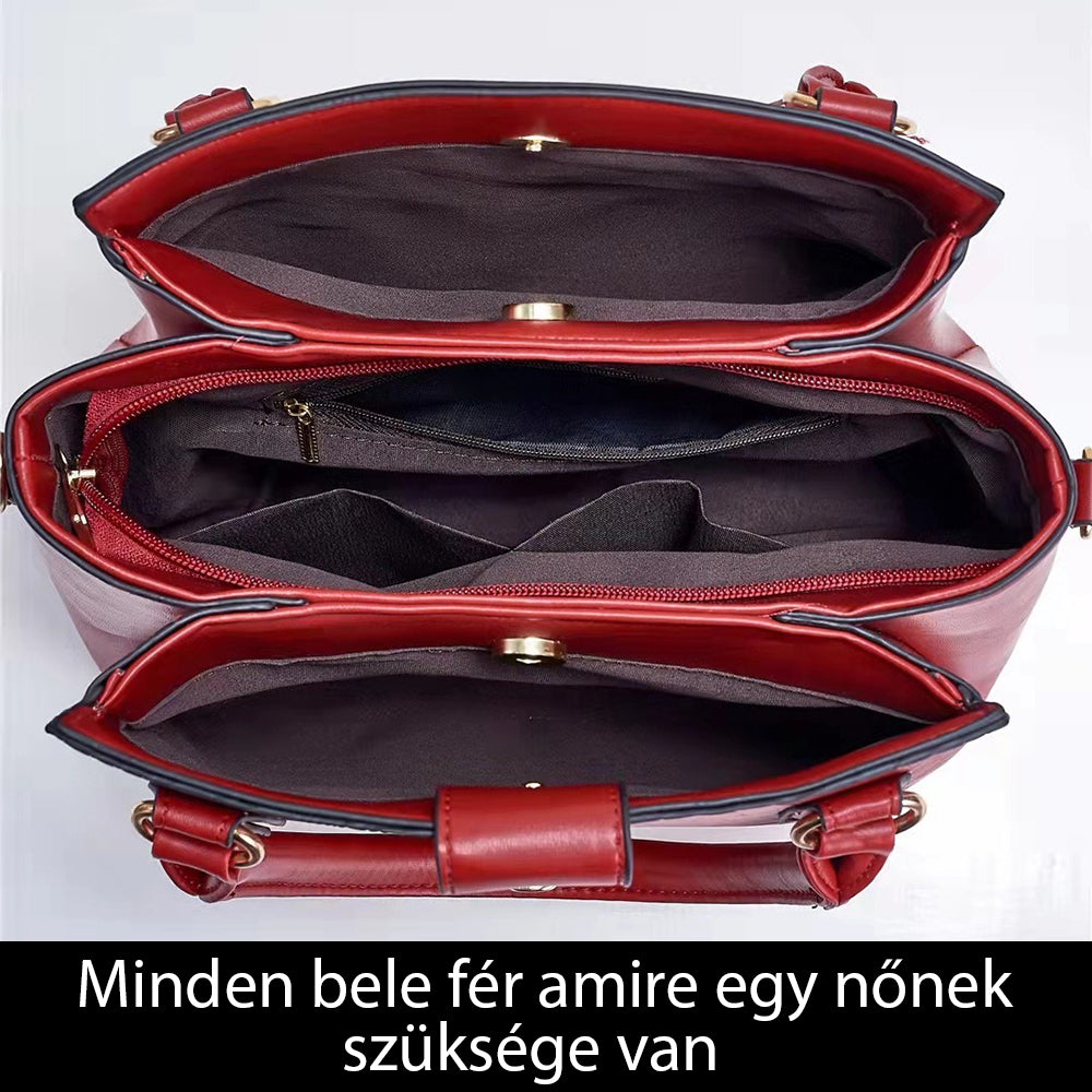 Dollcini Elegáns Női Műbőr Kézitáska – Levehető Vállpánttal