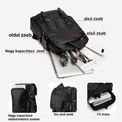 Dollcini Unisex Laptop Hátizsák – Vízálló, 15.6” Laptophoz