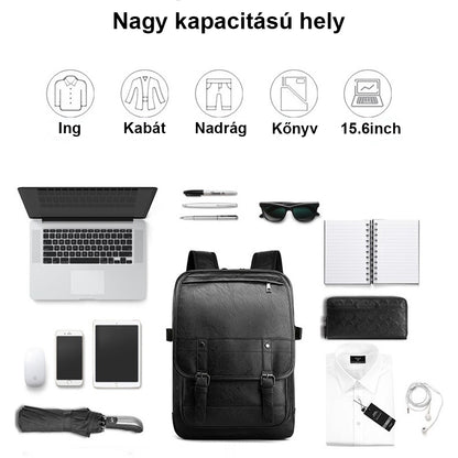 Dollcini Unisex Laptop Hátizsák – Vízálló, 15.6” Laptophoz